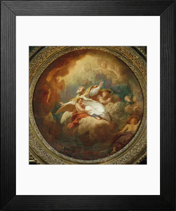 Framed Print : Glory of Saint Ambrose, 1704. Creator: Bon Boullogne Framed Print : Glory of Saint Ambrose, 1704. Creator: Bon Boullogne