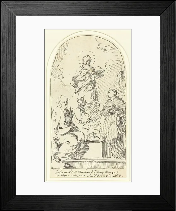 Framed Print : The Immaculate Conception. Creator: Pietro Antonio Novelli Framed Print : The Immaculate Conception. Creator: Pietro Antonio Novelli