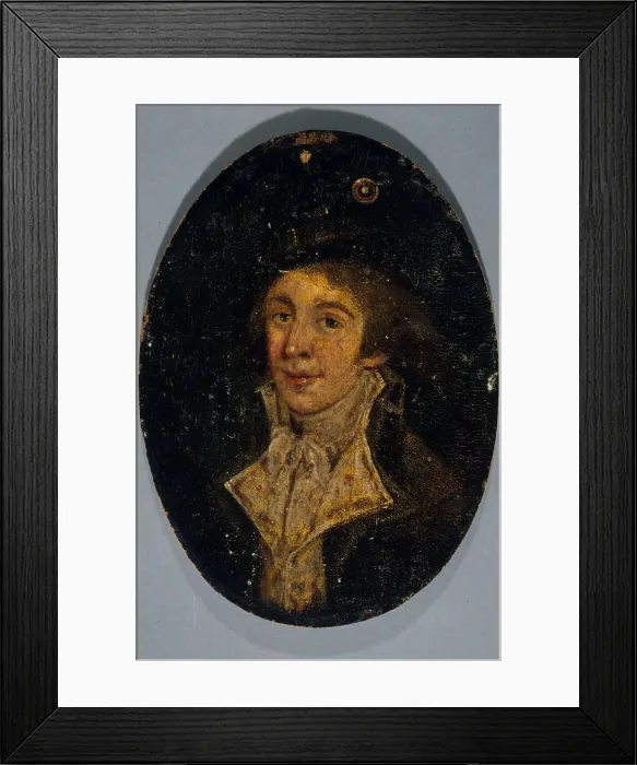 Framed Print : Portrait of a man, formerly presumed to be Le Peletier of Saint-Fargeau, c1789. Creator: FA Bourgeois Framed Print : Portrait of a man, formerly presumed to be Le Peletier of Saint-Fargeau, c1789. Creator: FA Bourgeois