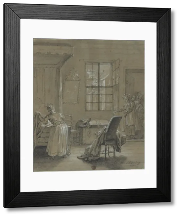 Framed Print : Ragotin dans le coffre, 1737. Creator: Jean-Baptiste Oudry Framed Print : Ragotin dans le coffre, 1737. Creator: Jean-Baptiste Oudry