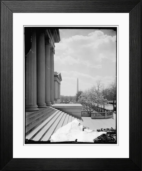 Framed Print : Monument and Treas. columns, between 1910 and 1920. Creator: Harris & Ewing. Monument and Treas. columns, between 1910 and 1920. Creator: Harris & Ewing Framed Print : Monument and Treas. columns, between 1910 and 1920. Creator: Harris & Ewing. Monument and Treas. columns, between 1910 and 1920. Creator: Harris & Ewing