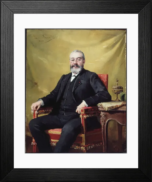Framed Print : Portrait of Doctor Adrien Proust (1834-1903), father of Marcel Proust, 1891. Creator: Laure Brouardel Framed Print : Portrait of Doctor Adrien Proust (1834-1903), father of Marcel Proust, 1891. Creator: Laure Brouardel