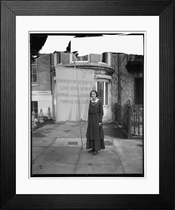 Framed Print : Congressional Union of Woman Suffrage, between 1910 and 1920. Creator: Harris & Ewing. Congressional Union of Woman Suffrage, between 1910 and 1920. Creator: Harris & Ewing Framed Print : Congressional Union of Woman Suffrage, between 1910 and 1920. Creator: Harris & Ewing. Congressional Union of Woman Suffrage, between 1910 and 1920. Creator: Harris & Ewing