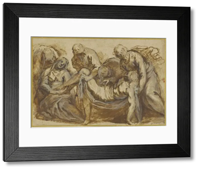 Framed Print : Christ Carried to the Tomb, 1607 / 1620. Creator: Jacopo Palma Framed Print : Christ Carried to the Tomb, 1607 / 1620. Creator: Jacopo Palma