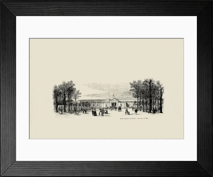 Framed Print : Exposition nationale de l'industrie de 1844, 1844. Creator: Marville, Charles (1813-1879) Framed Print : Exposition nationale de l'industrie de 1844, 1844. Creator: Marville, Charles (1813-1879)