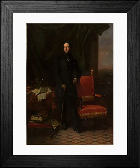Framed Print : Portrait of Louis-Antoine Garnier-Pagès (1803-1878), c1840. Creator: Aimee Brune Framed Print : Portrait of Louis-Antoine Garnier-Pagès (1803-1878), c1840. Creator: Aimee Brune