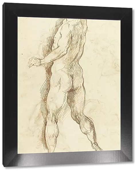 Nude Man Seen from Behind [verso]. Creator: Jacopo Palma