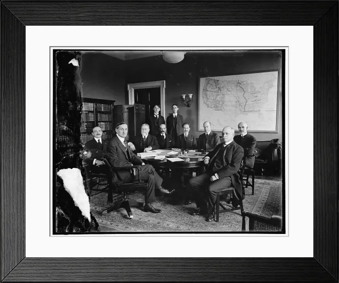 Framed Print : International High Commission, between 1910 and 1920. Creator: Harris & Ewing. International High Commission, between 1910 and 1920. Creator: Harris & Ewing Framed Print : International High Commission, between 1910 and 1920. Creator: Harris & Ewing. International High Commission, between 1910 and 1920. Creator: Harris & Ewing