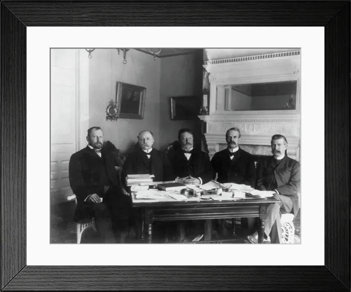 Framed Print : 2nd Philippine Commission, 1900. Creator: Unknown Framed Print : 2nd Philippine Commission, 1900. Creator: Unknown