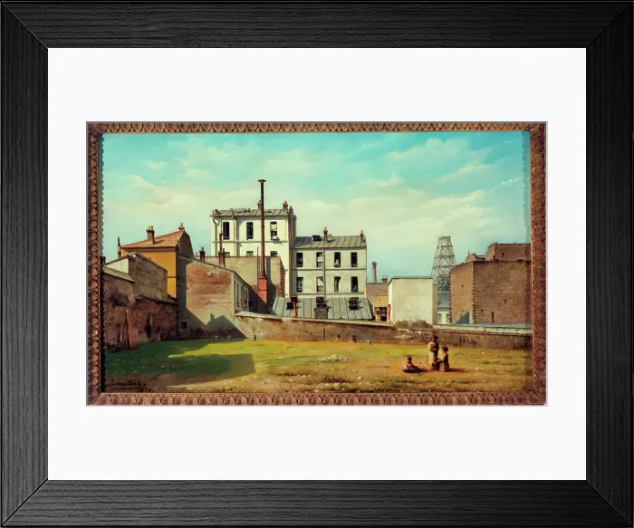Framed Print : Cite Nys, rue de l'Orillon, 1870. Creator: C Bussilliet Framed Print : Cite Nys, rue de l'Orillon, 1870. Creator: C Bussilliet
