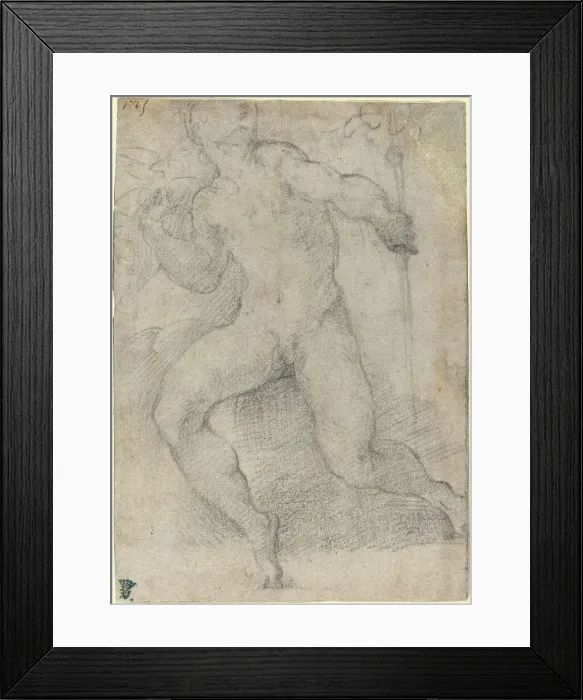 Framed Print : Mercury, c. 1523 / 1524. Creator: Parmigianino Framed Print : Mercury, c. 1523 / 1524. Creator: Parmigianino