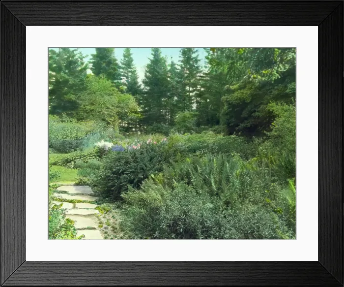 Framed Print : Reef Point, Beatrix Jones Farrand house, Bar Harbor, Maine, 1920. Creator: Frances Benjamin Johnston. Reef Point, Beatrix Jones Farrand house, Bar Harbor, Maine, 1920. Creator: Frances Benjamin Johnston Framed Print : Reef Point, Beatrix Jones Farrand house, Bar Harbor, Maine, 1920. Creator: Frances Benjamin Johnston. Reef Point, Beatrix Jones Farrand house, Bar Harbor, Maine, 1920. Creator: Frances Benjamin Johnston