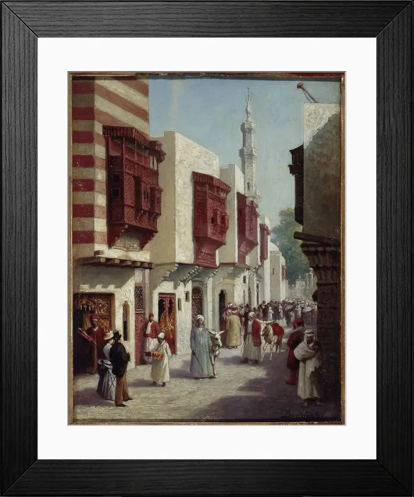 Framed Print : Ruedu Caire, at the 1889 exhibition. Creator: C Bussilliet Framed Print : Ruedu Caire, at the 1889 exhibition. Creator: C Bussilliet