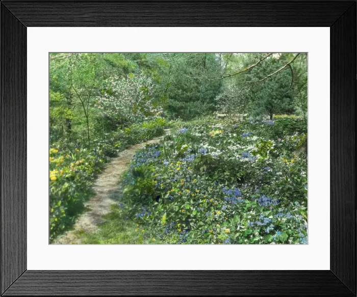 Framed Print : Possibly Herbert Livingston Satterlee Garden, Great Head, Bar Harbor, Maine, 1924. Creator: Frances Benjamin Johnston Framed Print : Possibly Herbert Livingston Satterlee Garden, Great Head, Bar Harbor, Maine, 1924. Creator: Frances Benjamin Johnston
