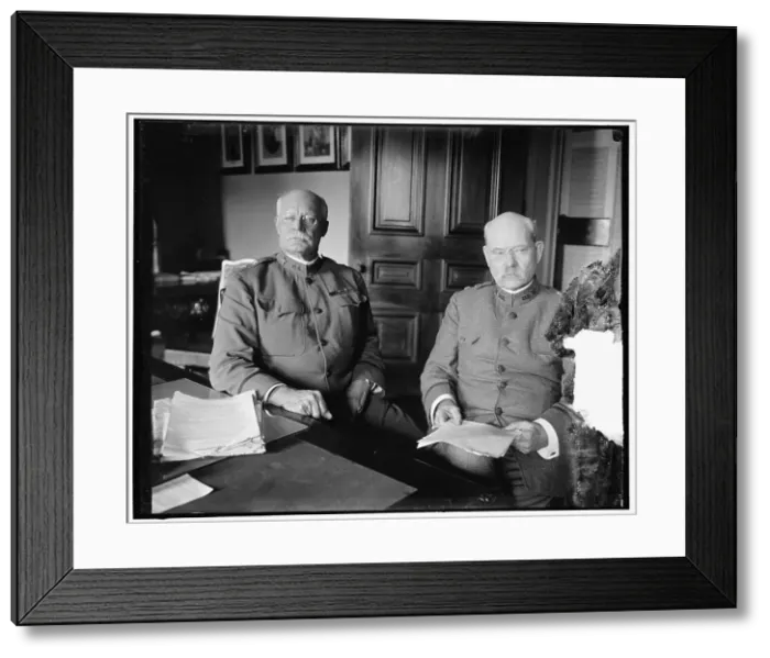 Framed Print : Hugh L. Scott & Tasker H. Bliss at desk, between 1910 and 1920. Creator: Harris & Ewing. Hugh L. Scott & Tasker H. Bliss at desk, between 1910 and 1920. Creator: Harris & Ewing Framed Print : Hugh L. Scott & Tasker H. Bliss at desk, between 1910 and 1920. Creator: Harris & Ewing. Hugh L. Scott & Tasker H. Bliss at desk, between 1910 and 1920. Creator: Harris & Ewing