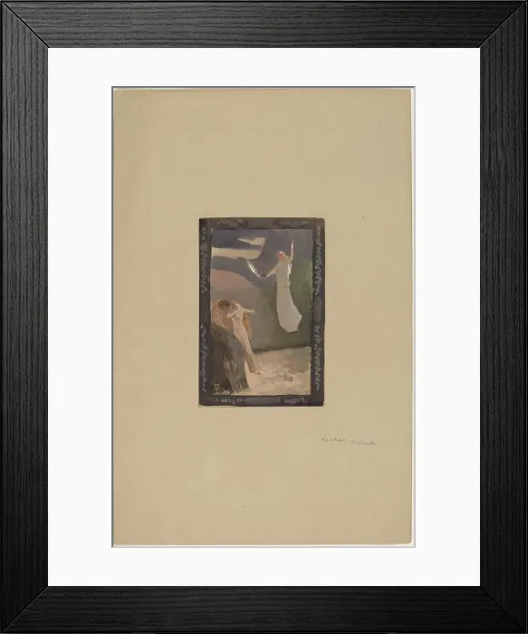 Framed Print : Study for a Panel, 1890 / 1897. Creator: Charles Sprague Pearce Framed Print : Study for a Panel, 1890 / 1897. Creator: Charles Sprague Pearce