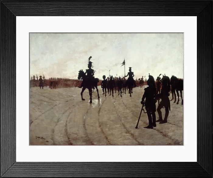 Framed Print : The Epic, scene of the shadow theatre the Chat Noir, 1889. Creator: Caran d Ache. The Epic, scene of the shadow theatre the Chat Noir, 1889. Creator: Caran d Ache Framed Print : The Epic, scene of the shadow theatre the Chat Noir, 1889. Creator: Caran d Ache. The Epic, scene of the shadow theatre the Chat Noir, 1889. Creator: Caran d Ache