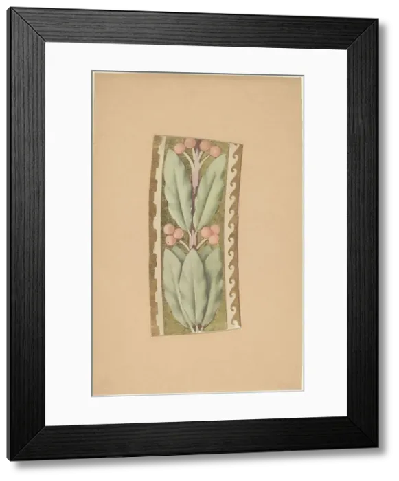Framed Print : Study for a Border Design, 1890 / 1897. Creator: Charles Sprague Pearce Framed Print : Study for a Border Design, 1890 / 1897. Creator: Charles Sprague Pearce