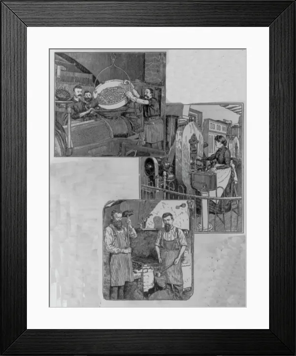 Framed Print : Pa. - Philadelphia - U.S. Mint - full page from Demorest's Family Magazine article of oper... n.d. Creators: WH Hyatt, Frances Benjamin Johnston Framed Print : Pa. - Philadelphia - U.S. Mint - full page from Demorest's Family Magazine article of oper... n.d. Creators: WH Hyatt, Frances Benjamin Johnston