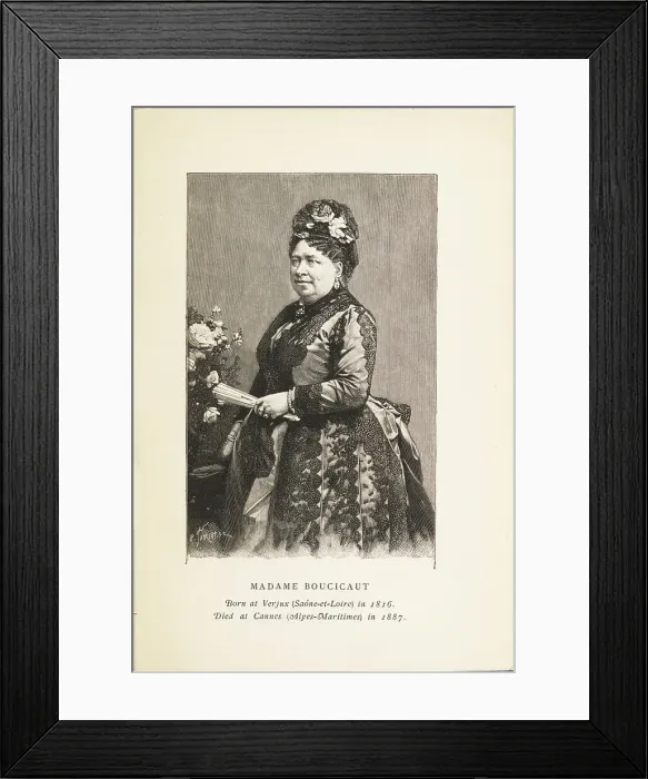 Framed Print : Portrait of Marguerite Boucicaut, née Guérin (1816-1887), 1892. Creator: Anonymous Framed Print : Portrait of Marguerite Boucicaut, née Guérin (1816-1887), 1892. Creator: Anonymous