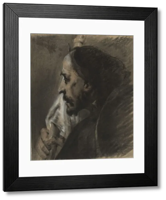 Framed Print : Saint James Major, 1738 / 1742. Creator: Giovanni Battista Piazzetta Framed Print : Saint James Major, 1738 / 1742. Creator: Giovanni Battista Piazzetta