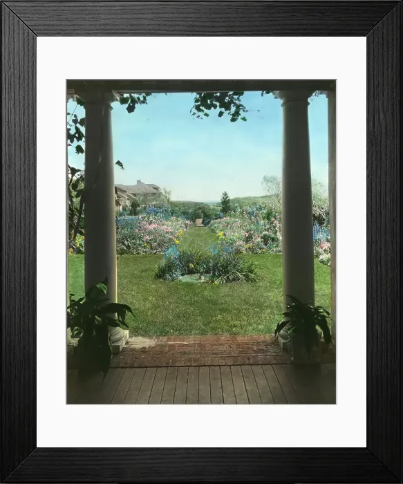 Framed Print : Dr. Frederick Kellogg Hollister house, Lily Pond Lane, East Hampton, New York, c1915. Creator: Frances Benjamin Johnston Framed Print : Dr. Frederick Kellogg Hollister house, Lily Pond Lane, East Hampton, New York, c1915. Creator: Frances Benjamin Johnston
