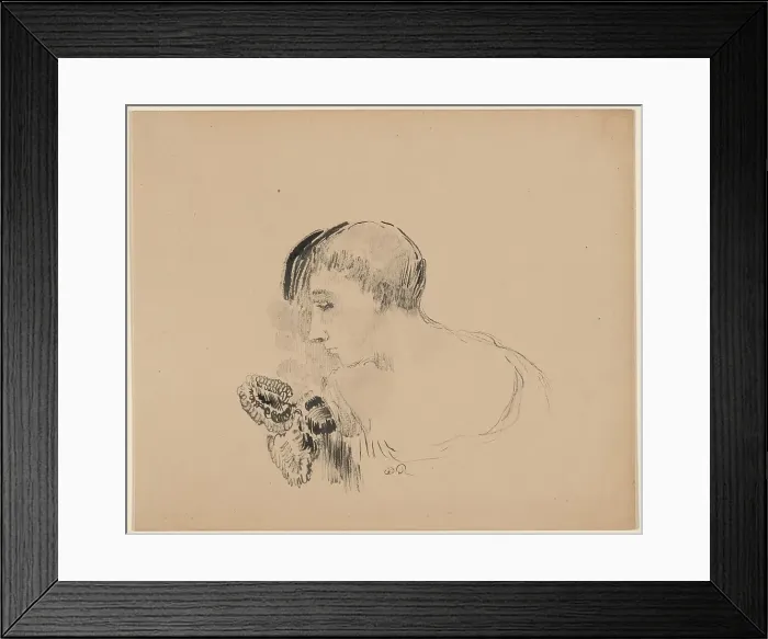 Framed Print : Apollonius, 1896-1900. Creator: Odilon Redon Framed Print : Apollonius, 1896-1900. Creator: Odilon Redon
