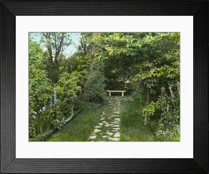 Framed Print : Fanny A. Mulford house, Fulton Avenue, Hempstead, New York, c1916. Creator: Frances Benjamin Johnston Framed Print : Fanny A. Mulford house, Fulton Avenue, Hempstead, New York, c1916. Creator: Frances Benjamin Johnston