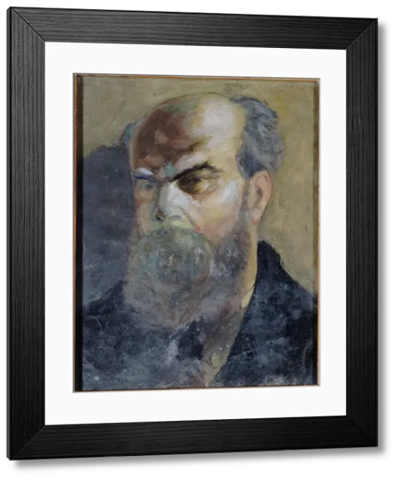 Framed Print : Portrait of Paul Verlaine (1844-1896), poet, c1885. Creators: Paul Verlaine, Frederic Auguste Cazals Framed Print : Portrait of Paul Verlaine (1844-1896), poet, c1885. Creators: Paul Verlaine, Frederic Auguste Cazals
