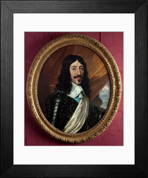 Framed Print : Portrait of Louis XIII (1601-1643), king of France, c1640. Creator: Philippe de Champaigne Framed Print : Portrait of Louis XIII (1601-1643), king of France, c1640. Creator: Philippe de Champaigne