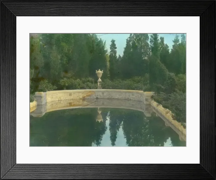 Framed Print : Killenworth, George Dupont Pratt house, Glen Cove, New York, c1915. Creator: Frances Benjamin Johnston. Killenworth, George Dupont Pratt house, Glen Cove, New York, c1915. Creator: Frances Benjamin Johnston