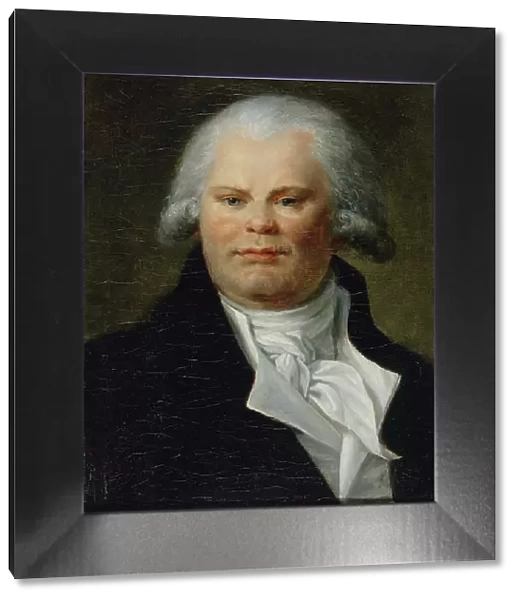 Portrait of Georges Danton (1759-1794), speaker and politician, c1790. Creator: Constance Marie Charpentier