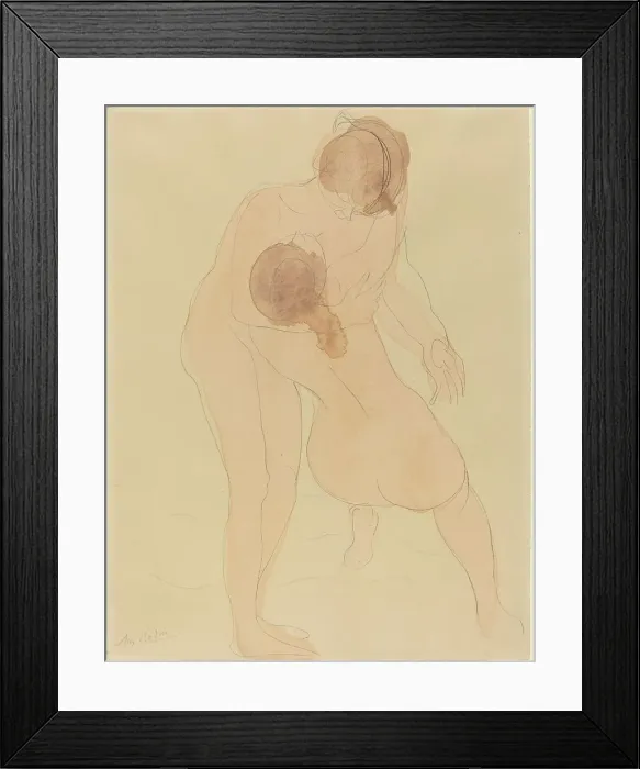 Framed Print : Two Figures, c. 1905. Creator: Auguste Rodin Framed Print : Two Figures, c. 1905. Creator: Auguste Rodin