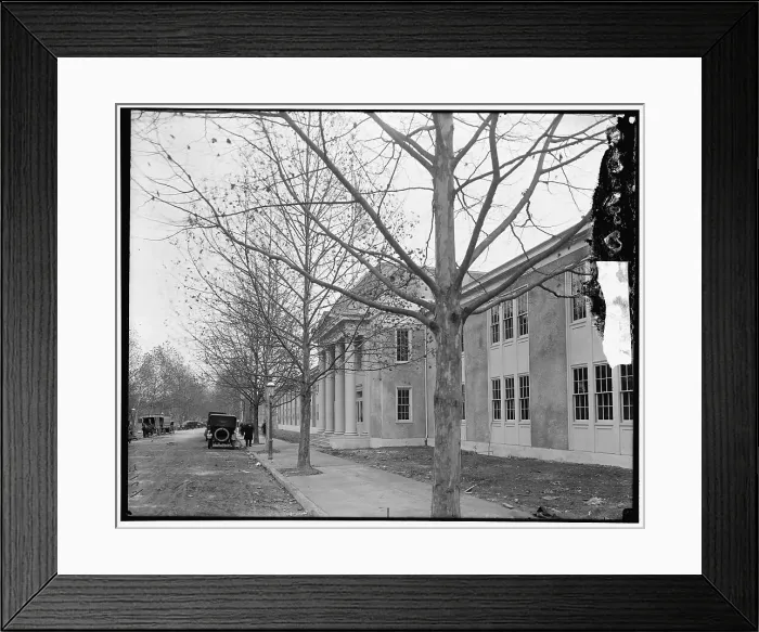Framed Print : Food Administration bldg. located at 18th and D Streets, N.E. Washington, DC, between 1917 and 1919 Creator: Harris & Ewing. Food Administration bldg. located at 18th and D Streets, N.E. Washington, DC Framed Print : Food Administration bldg. located at 18th and D Streets, N.E. Washington, DC, between 1917 and 1919 Creator: Harris & Ewing. Food Administration bldg. located at 18th and D Streets, N.E. Washington, DC