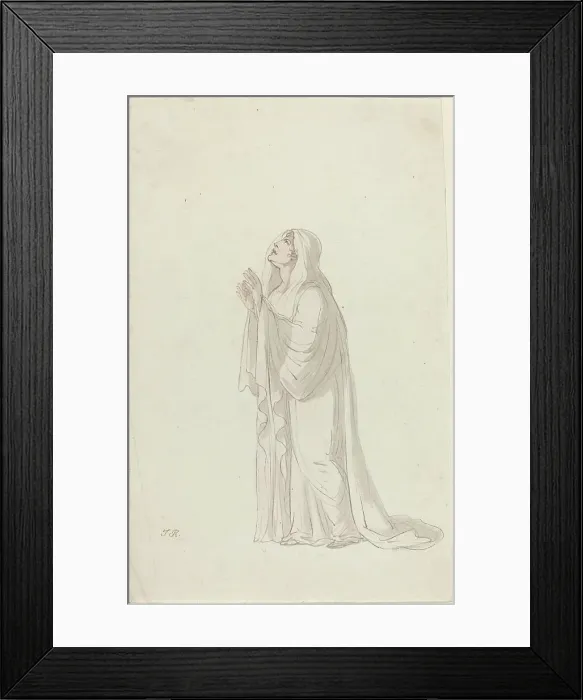 Framed Print : Antique Figure, 1821. Creator: Thomas Rowlandson Framed Print : Antique Figure, 1821. Creator: Thomas Rowlandson