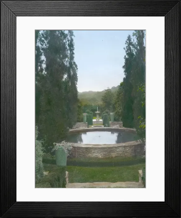 Framed Print : Andorra, William Warner Harper house, Wyndmoor, Penn. 1919. Creator: Frances Benjamin Johnston. Andorra, William Warner Harper house, Wyndmoor, Penn. 1919. Creator: Frances Benjamin Johnston Framed Print : Andorra, William Warner Harper house, Wyndmoor, Penn. 1919. Creator: Frances Benjamin Johnston. Andorra, William Warner Harper house, Wyndmoor, Penn. 1919. Creator: Frances Benjamin Johnston