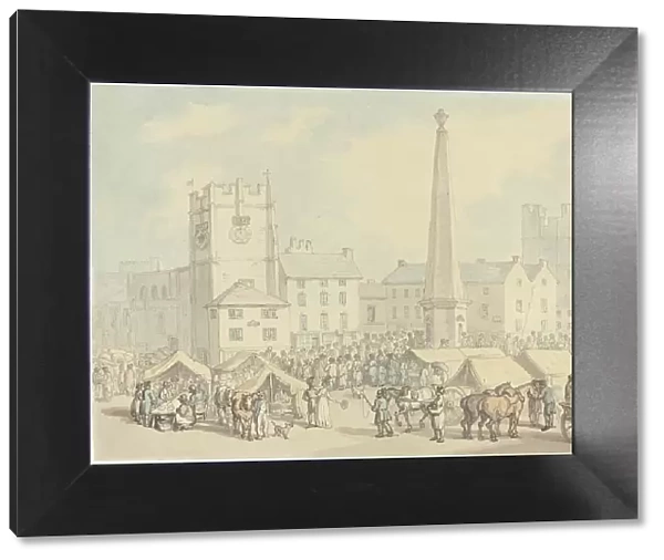 Market Day at Richmond in Yorkshire, c. 1818. Creator: Thomas Rowlandson
