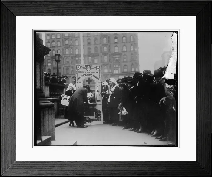 Framed Print : Red Cross, between 1910 and 1920. Creator: Harris & Ewing. Red Cross, between 1910 and 1920. Creator: Harris & Ewing Framed Print : Red Cross, between 1910 and 1920. Creator: Harris & Ewing. Red Cross, between 1910 and 1920. Creator: Harris & Ewing