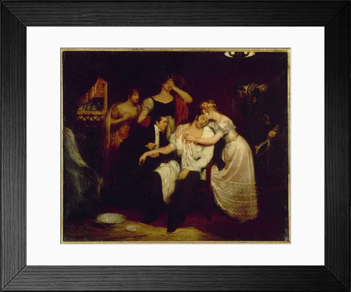 Framed Print : Death of the Duke of Berry, February 13, 1820, at the Royal Academy of Music, 1829. Creator: Edouard Cibot Framed Print : Death of the Duke of Berry, February 13, 1820, at the Royal Academy of Music, 1829. Creator: Edouard Cibot