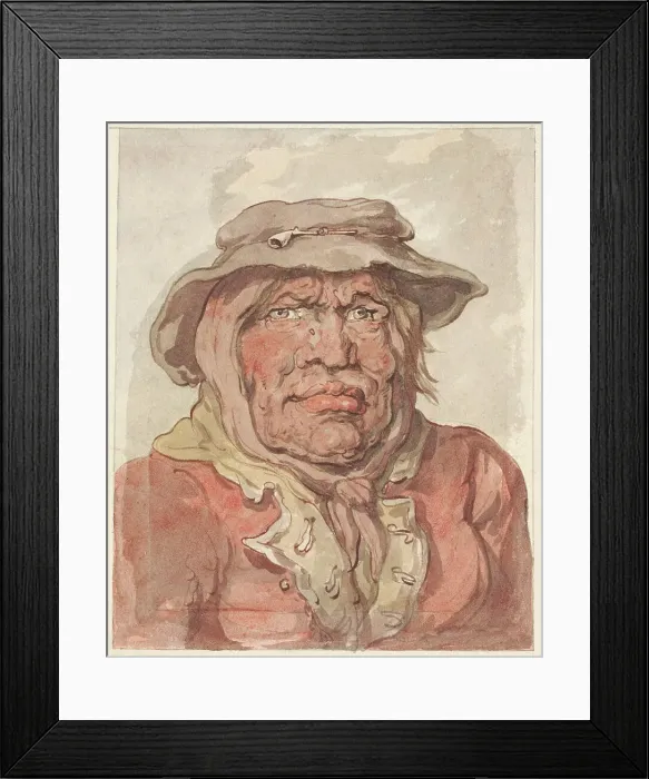 Framed Print : A Soldier's Widow, 1815 / 1820. Creator: Thomas Rowlandson Framed Print : A Soldier's Widow, 1815 / 1820. Creator: Thomas Rowlandson