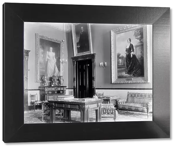 Red Room, White House, Washington, D.C. c1890. Creator: Frances Benjamin Johnston
