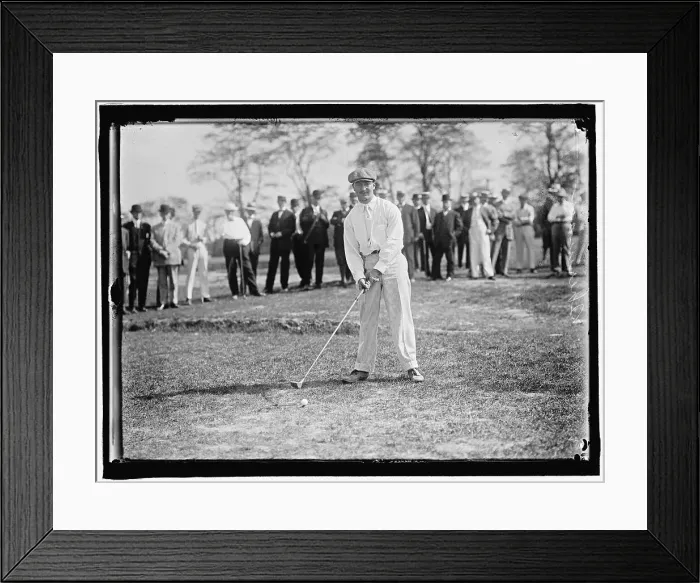 Framed Print : Sherman Playing Golf, between 1909 and 1914. Creator: Harris & Ewing. Sherman Playing Golf, between 1909 and 1914. Creator: Harris & Ewing Framed Print : Sherman Playing Golf, between 1909 and 1914. Creator: Harris & Ewing. Sherman Playing Golf, between 1909 and 1914. Creator: Harris & Ewing