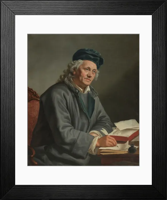 Framed Print : Portrait of the Composer Johann Philipp Kirnberger (1721-1783), 1780. Creator: Anonymous Framed Print : Portrait of the Composer Johann Philipp Kirnberger (1721-1783), 1780. Creator: Anonymous