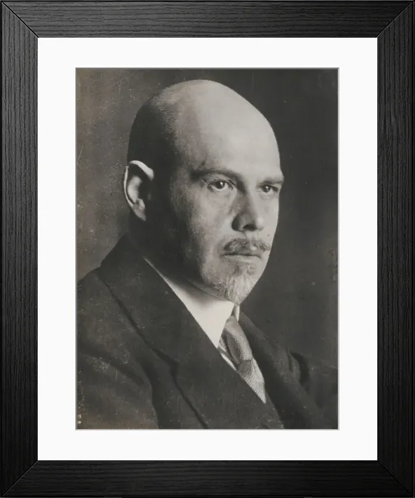 Framed Print : Portrait of Walther Rathenau (1867-1922), 1920. Creator: Anonymous Framed Print : Portrait of Walther Rathenau (1867-1922), 1920. Creator: Anonymous