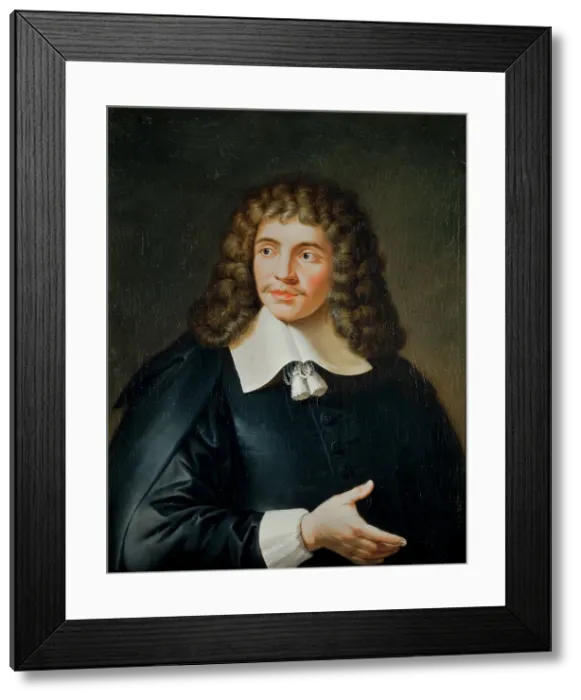 Framed Print : Portrait of the author Moliére (1622-1673), 1700. Creator: Anonymous Framed Print : Portrait of the author Moliére (1622-1673), 1700. Creator: Anonymous