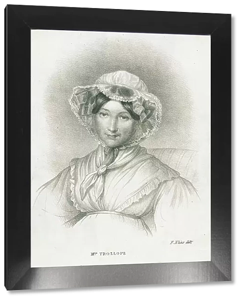 Portrait of Frances Trollope (1779-1863), 1839. Creator: Elias, Friedrich Bernhard (1813-1845)