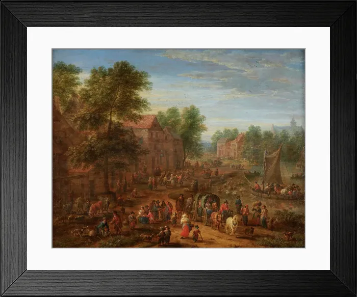Framed Print : La kermesse, between 1660 and 1700. Creator: Mathys Schoevaerdts Framed Print : La kermesse, between 1660 and 1700. Creator: Mathys Schoevaerdts