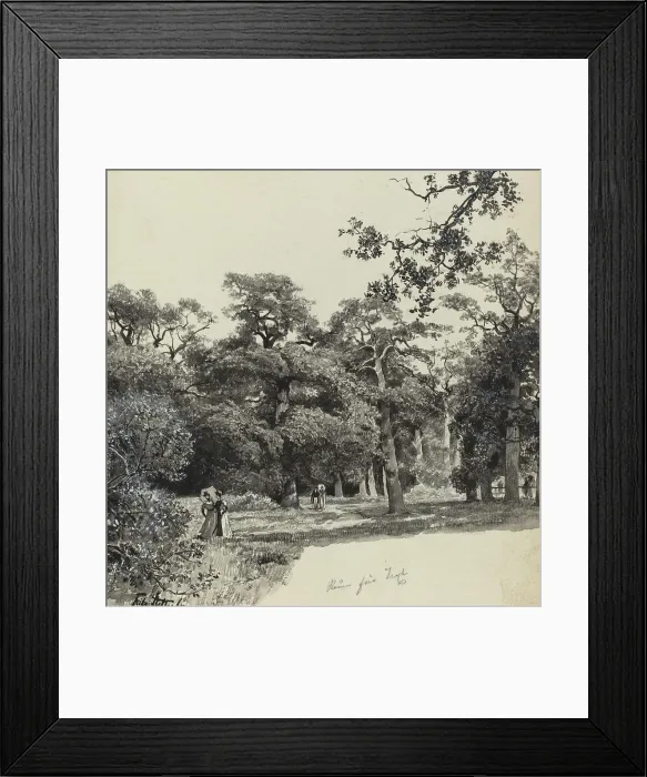 Framed Print : Frauental, 1893. Creator: Fritz Stoltenberg Framed Print : Frauental, 1893. Creator: Fritz Stoltenberg