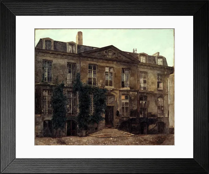 Framed Print : Hotel Le Brun, rue du Cardinal-Lemoine, c1898. Creator: Leon Cugnet Framed Print : Hotel Le Brun, rue du Cardinal-Lemoine, c1898. Creator: Leon Cugnet