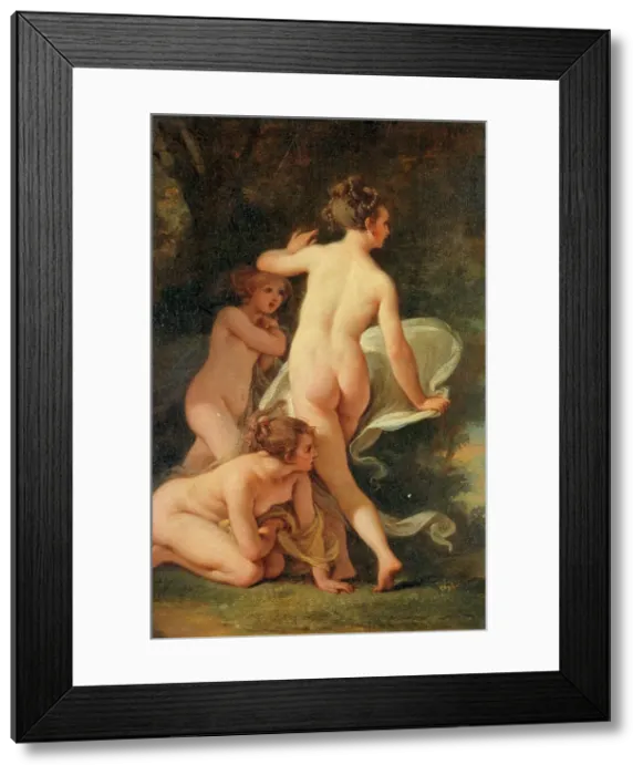 Framed Print : Nymphes, between 1780 and 1831. Creators: Jacques-Antoine Vallin, Hugues Taraval Framed Print : Nymphes, between 1780 and 1831. Creators: Jacques-Antoine Vallin, Hugues Taraval